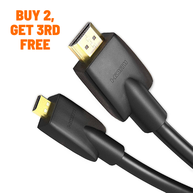 2M MICRO HDMI TO HDMI CABLE ORB TDS FOR GOPRO, DSLR, KINDLE FIRE & FIRE